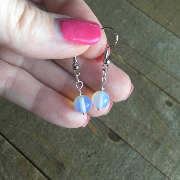3 for $25 Opalite Gemstone Earrings - Picture 2 of 4